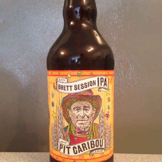 Brett Session IPA 4.5%, Microbrasserie Pit Caribou, Canada