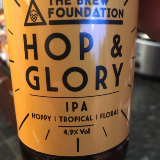 Hop & Glory 4.9%, Brew Foundation, England