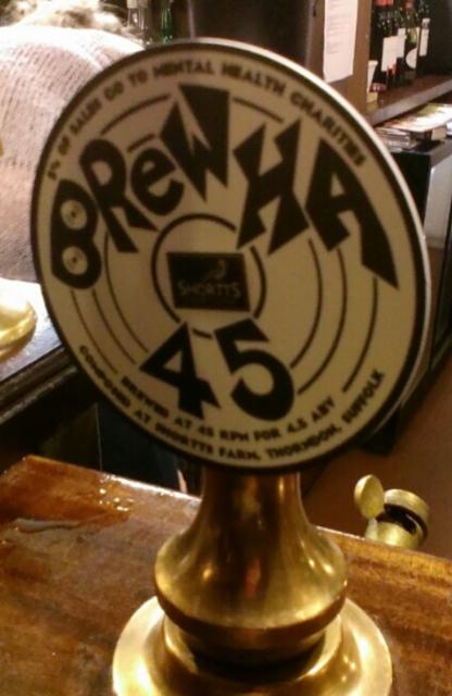 Brew Ha 45 4.5%, Shortts Farm Brewery, England