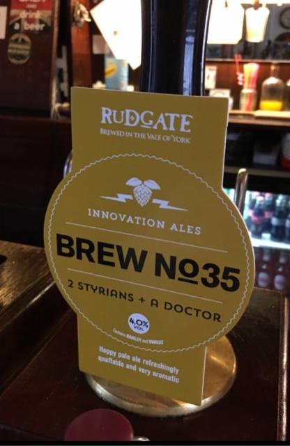 Brew No.35 - Styrians & A Doctor 4.0%, Rudgate Brewery, England