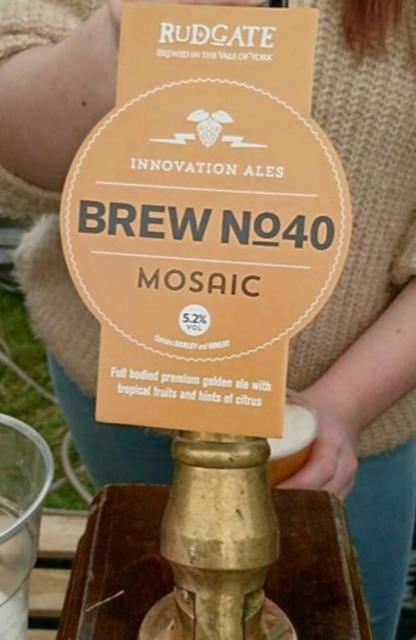 Brew No.40 - Mosaic 5.2%, Rudgate Brewery, England