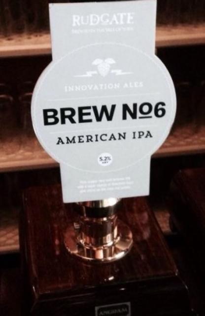 Brew No.6 - American IPA 5.2%, Rudgate Brewery, England
