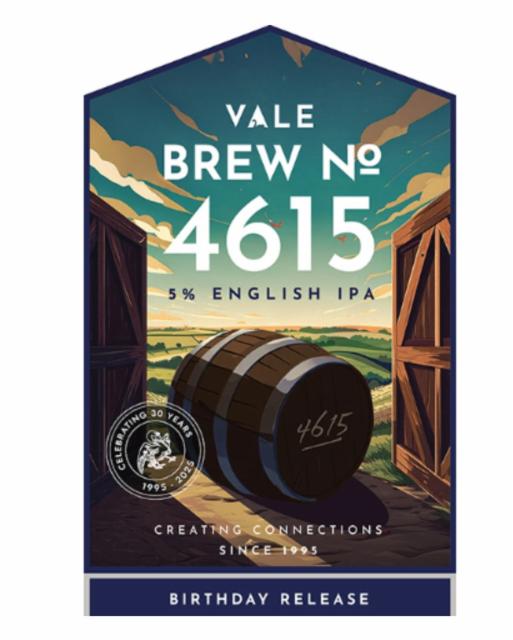 Brew No. 4615 5.0%, Vale Brewery, England