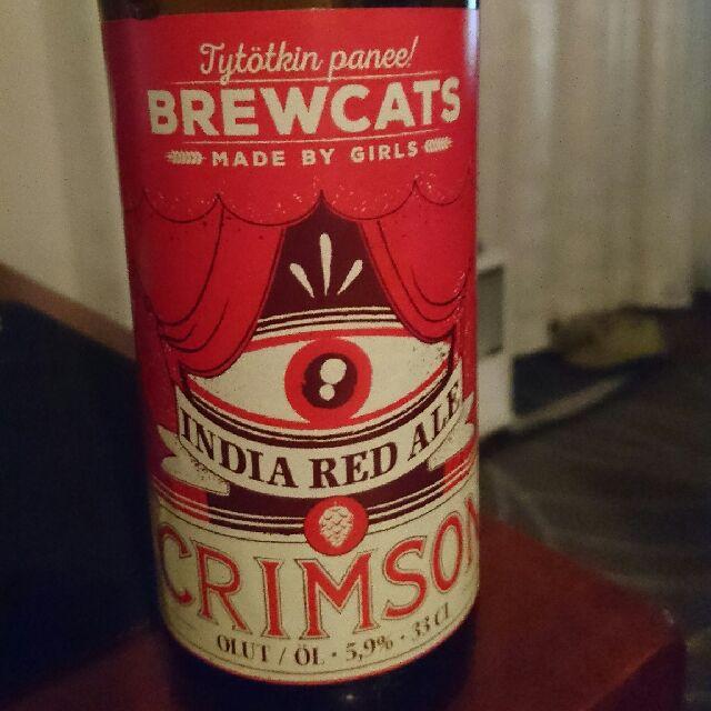 Crimson India Red Ale 5.9%, Brewcats - Sideshow Brewery, Finland