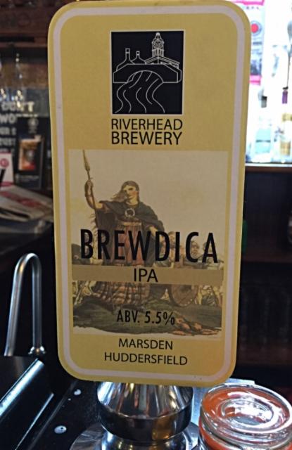 Brewdica 5.5%, Riverhead Brewery, England