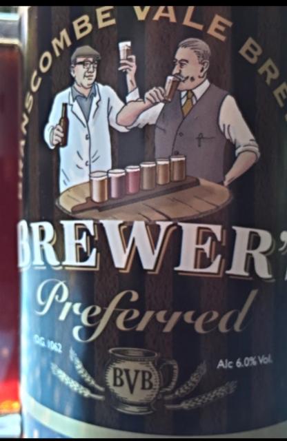 Brewer's Preferred 6.0%, Branscombe Vale Brewery, England