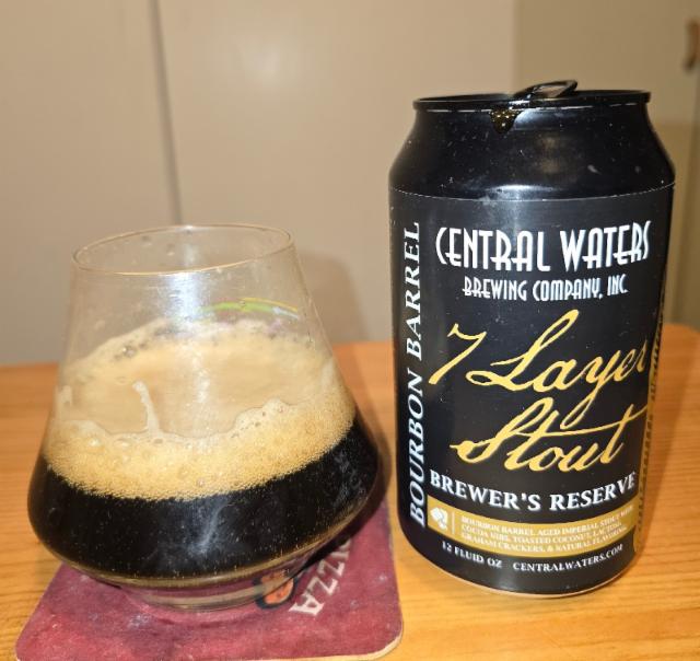 Brewer's Reserve 7 Layer Stout (2025), Central Waters Brewing Company