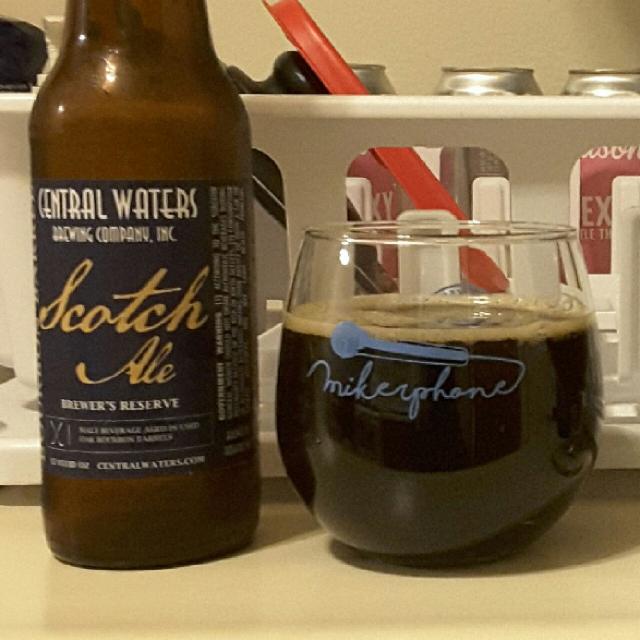 Brewer's Reserve Bourbon Barrel Scotch Ale 12.0%, Central Waters Brewing Company, United States