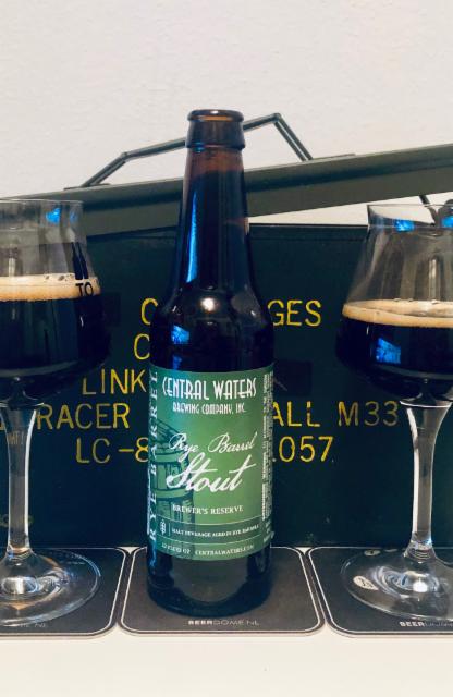 Brewer's Reserve Rye Barrel Stout (2019) 11.6%, Central Waters Brewing Company, United States