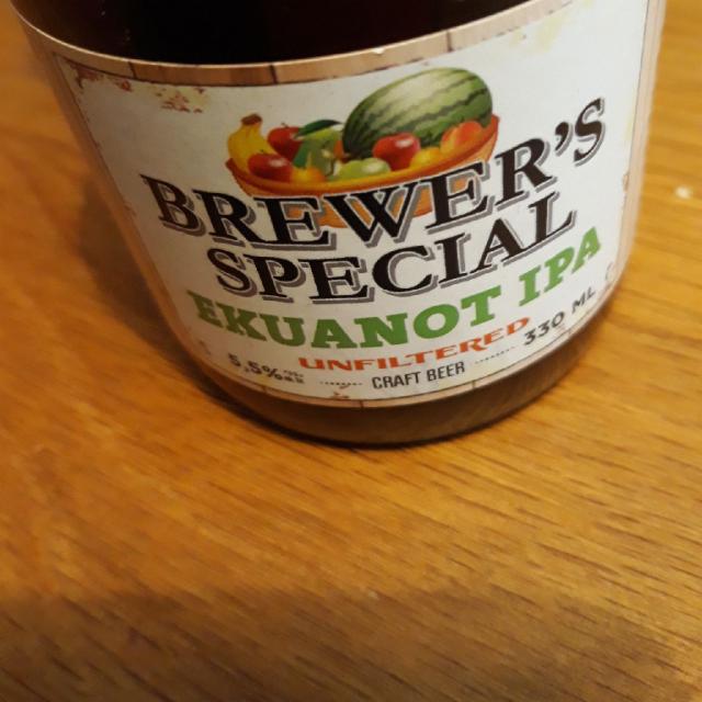 Brewer's Special Ekuanot IPA 5,5%, Saimaa Brewing Company, Finland