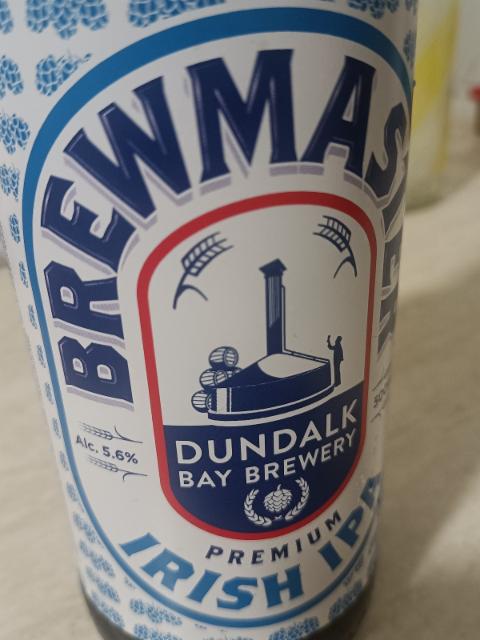 Brewmaster Irish IPA (5.6) 5.6%, Dundalk Bay Brewery, Ireland