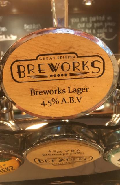 Breworks Lager 4.5%, Great British Breworks Ltd, England