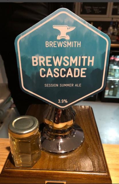 Brewsmith Cascade 3.9%, BrewsmithBeer, England