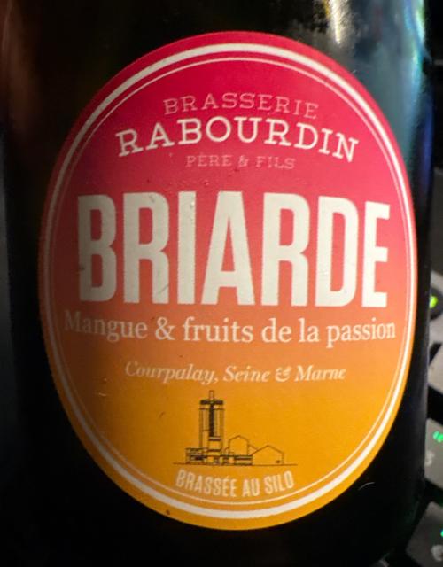 Briarde Mangue & fruits de la passion, Brasserie Rabourdin