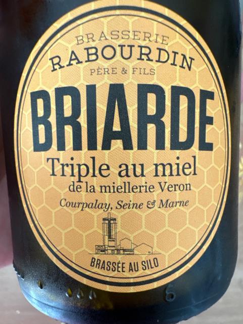 Briarde Triple au miel, Brasserie Rabourdin