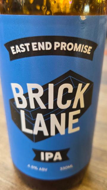 Brick Lane IPA, Brockley Brewery