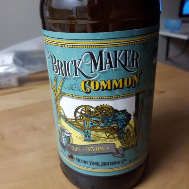 Brickmaker Common 5.1%, Muddy York Brewing Co, Canada