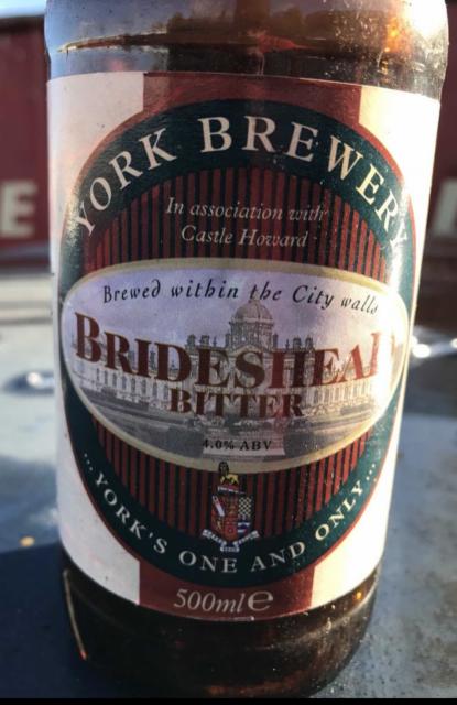 Brideshead Bitter 4.0%, York Brewery, England