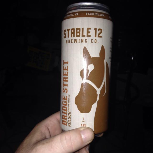 Bridge Street Kölsh 4.9%, Stable 12 Brewing Company, United States