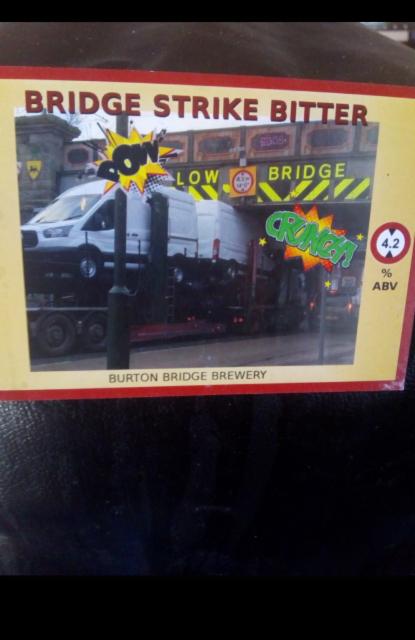 Bridge Strike Bitter 4.2%, Burton Bridge Brewery, England