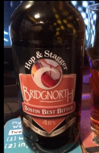 Bridgnorth Bostin Best Bitter 4.0%, Hop & Stagger Brewery, England