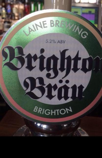 Brighton Brau 5.2%, Laine Brew Co, England
