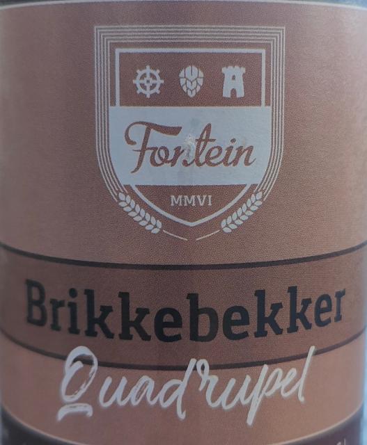 Brikkebekker 9.6%, De fontein, Netherlands