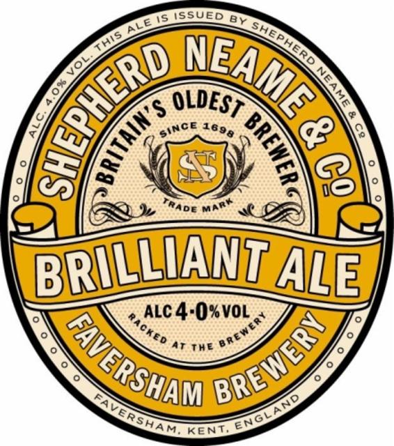 Classic Collection - Brilliant Ale / Blonde Ale 5.6%, Shepherd Neame, England