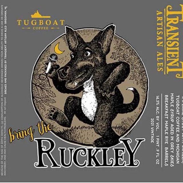 Bring The Ruckley (2023) 14.5%, Transient Artisan Ales, United States