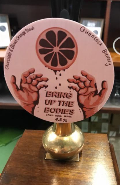 Bring Up The Bodies 4.5%, Quantock Brewery, England