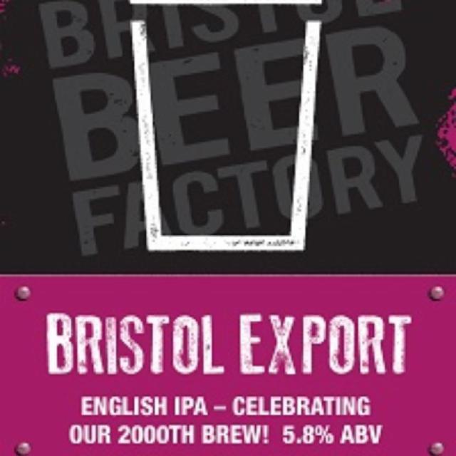 Bristol Export 5.8%, Bristol Beer Factory, England
