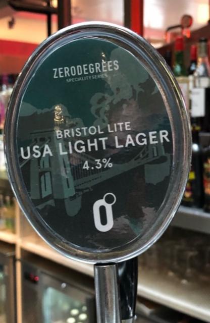 Bristol Lite 4.3%, Zerodegrees, England