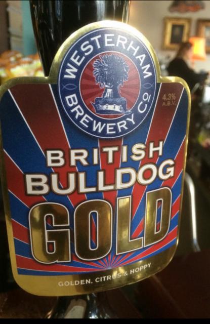 British Bulldog Gold 4.3%, Westerham Brewery Co, England