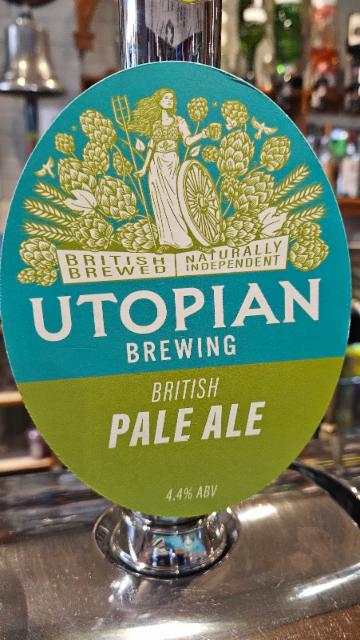 British Pale Ale 4.4%, Utopian Brewing Ltd., England