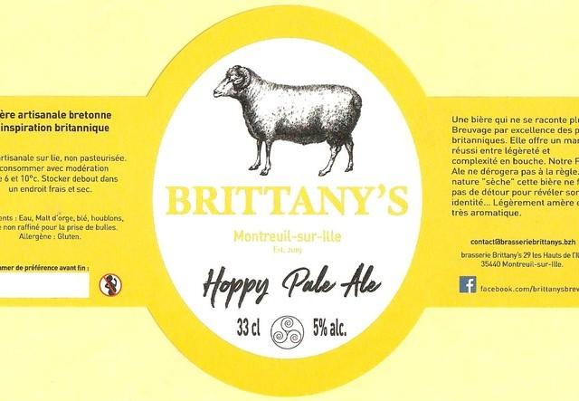 Brittany's Hoppy Pale Ale 5.0%, Brittany's, France