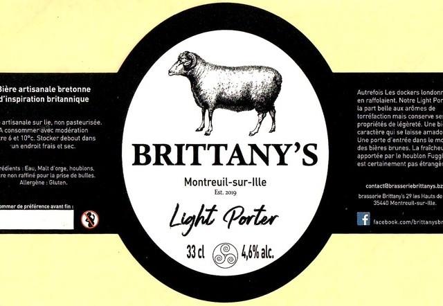 Brittany's Light Porter 4.6%, Brittany's, France