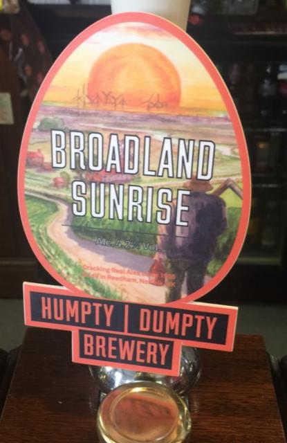 Broadland Sunrise 4.2%, Humpty Dumpty Brewery, England