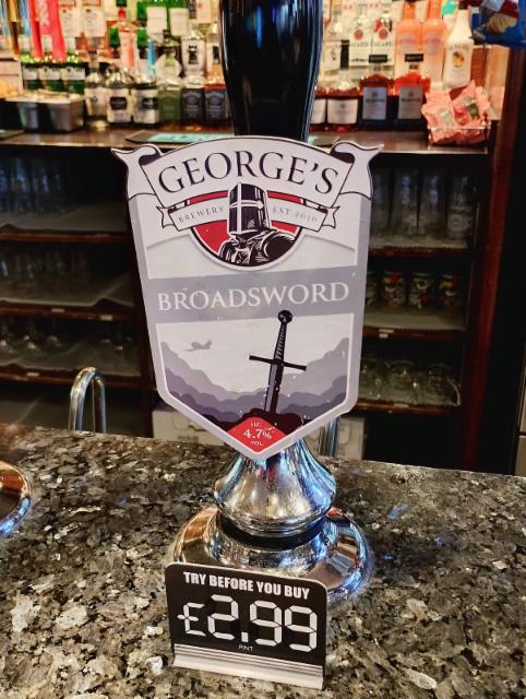 Broadsword 4.7%, George's Brewery, England