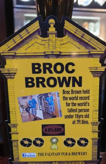 Broc Brown 4.0%, Falstaff Brewery, England