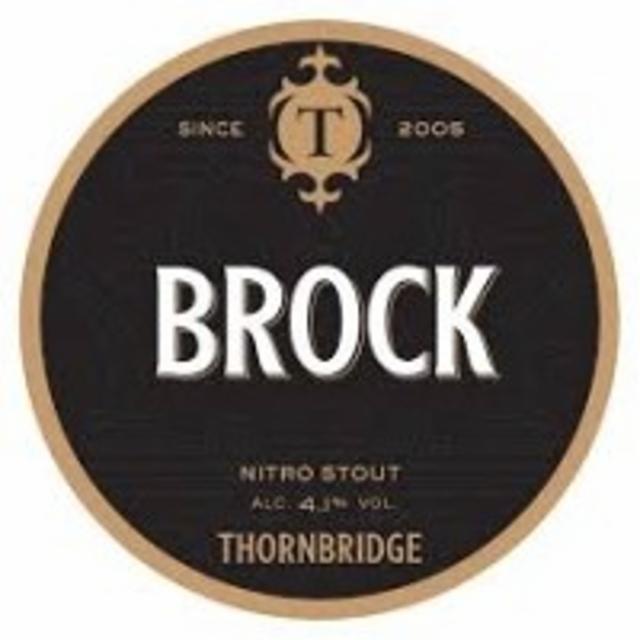 Brock 4.1%, Thornbridge Brewery, England