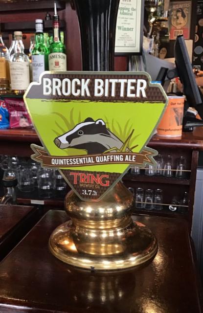 Brock Bitter 3.7%, Tring Brewery, England