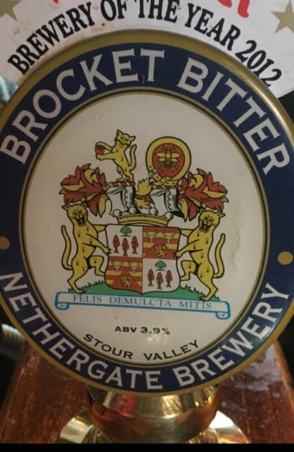 Brocket Bitter 3.9%, Nethergate Brewery, England
