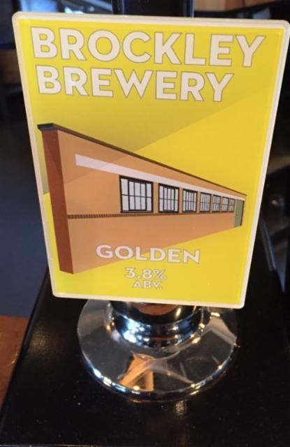 Brockley Golden Ale 3.8%, Brockley Brewery, England