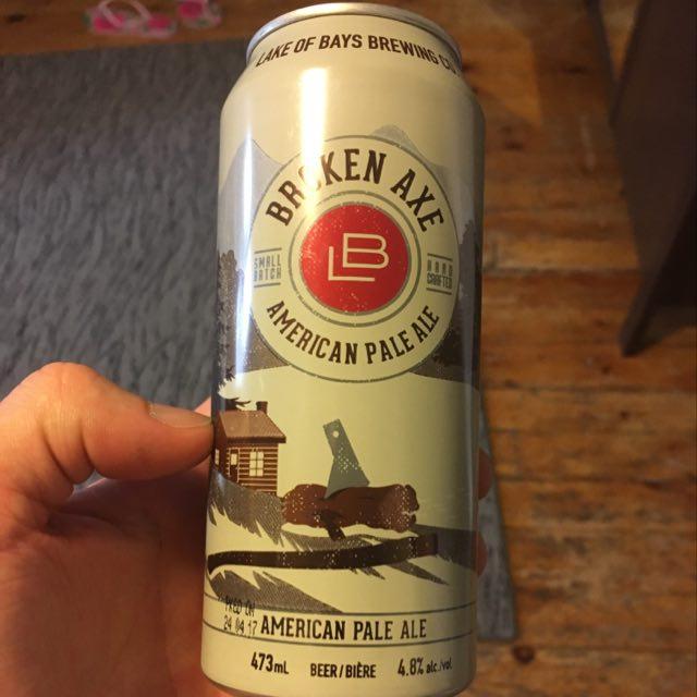 Broken Axe 4.8%, Lake of Bays Brewing Company, Canada