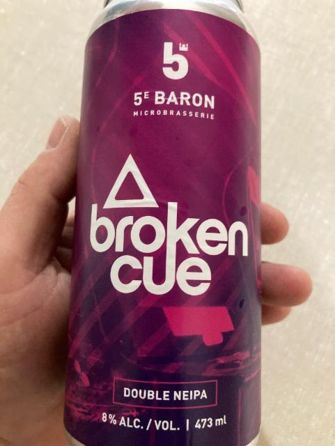 Broken cue 8.0%, 5e Baron, Canada