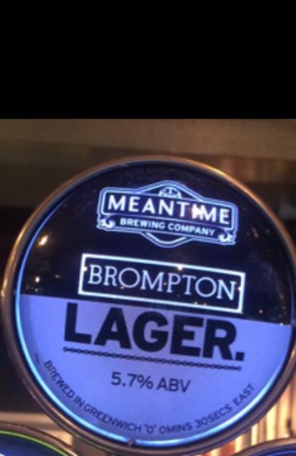 Brompton Lager. 5.7%, Meantime Brewing, England
