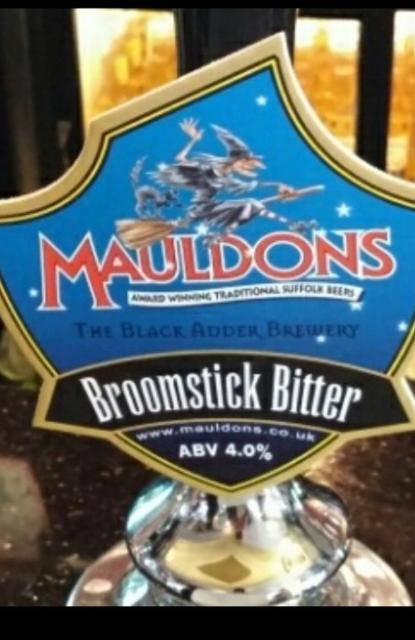 Broomstick Bitter 4.0%, Mauldons, England