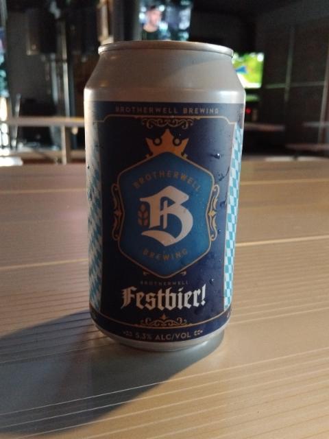 Festbier! 5.3%, Brotherwell Brewing, United States