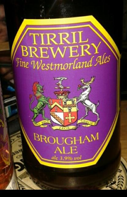 Brougham Ale 3.9%, Tirril Brewery, England