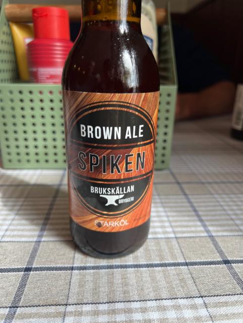 Brown Ale Spiken 4.7%, Brukskällans Bryggeri, Sweden